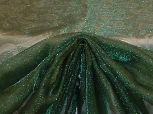 Rental store for SPARKLE ORGANZA DARK GREEN in  NJ