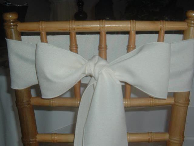 Rental store for CHAIR SASH WHITE in  NJ