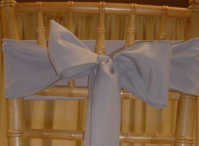 Rental store for CHAIR SASHES SILVER in  NJ