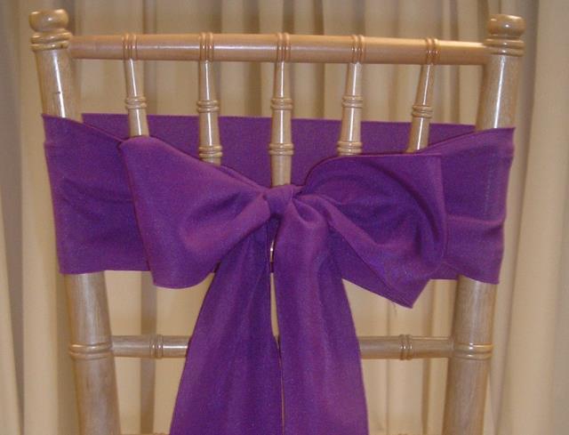 Rental store for CHAIR SASHES PURPLE in  NJ