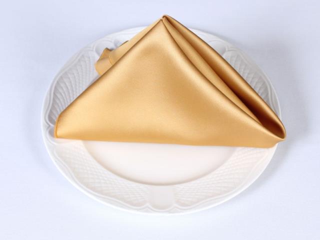 Rental store for SATIN NAPKINS YELLOW   GOLD in  NJ